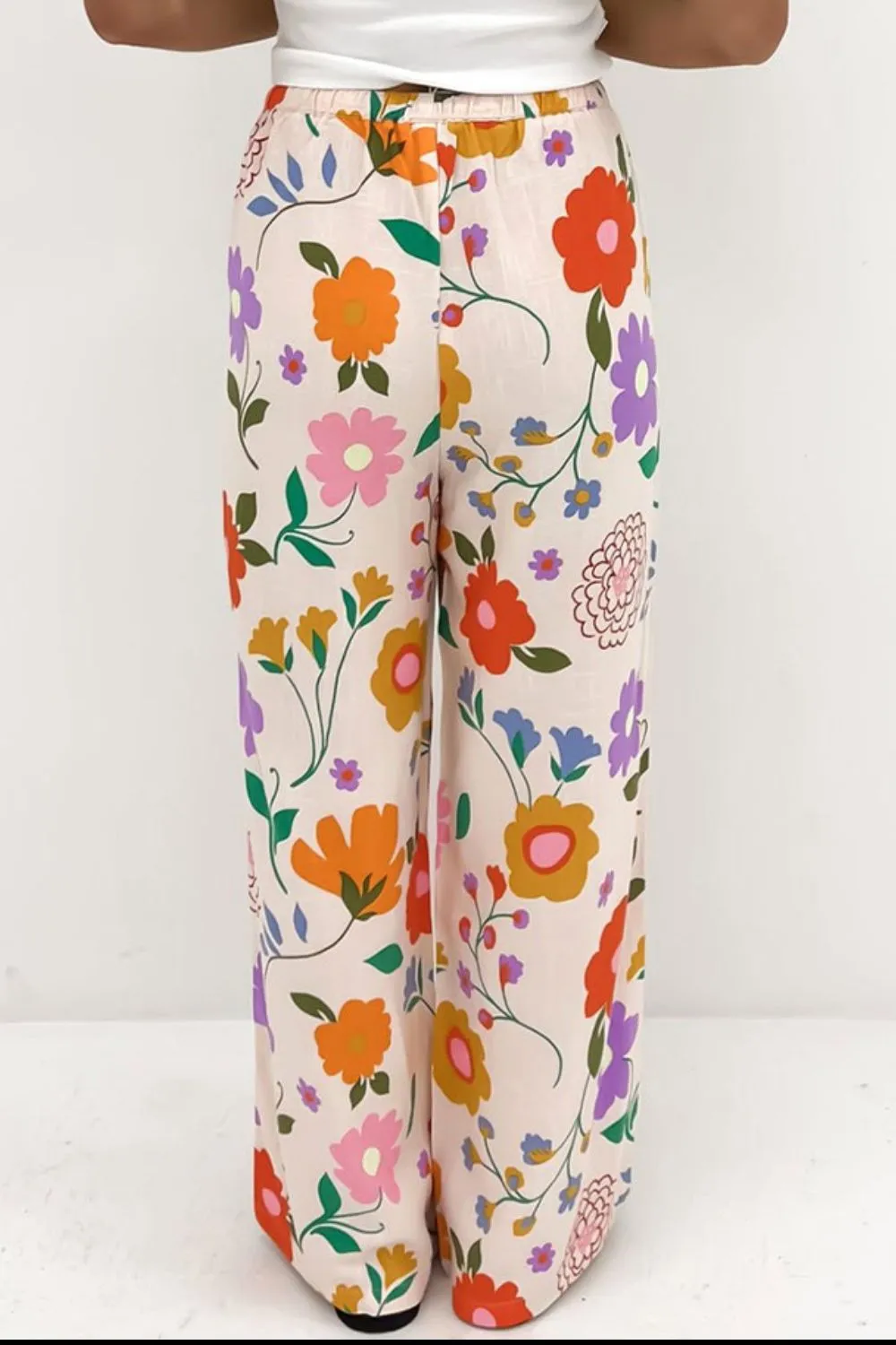 🌸 Drawstring Printed Pants with Pockets 🌸