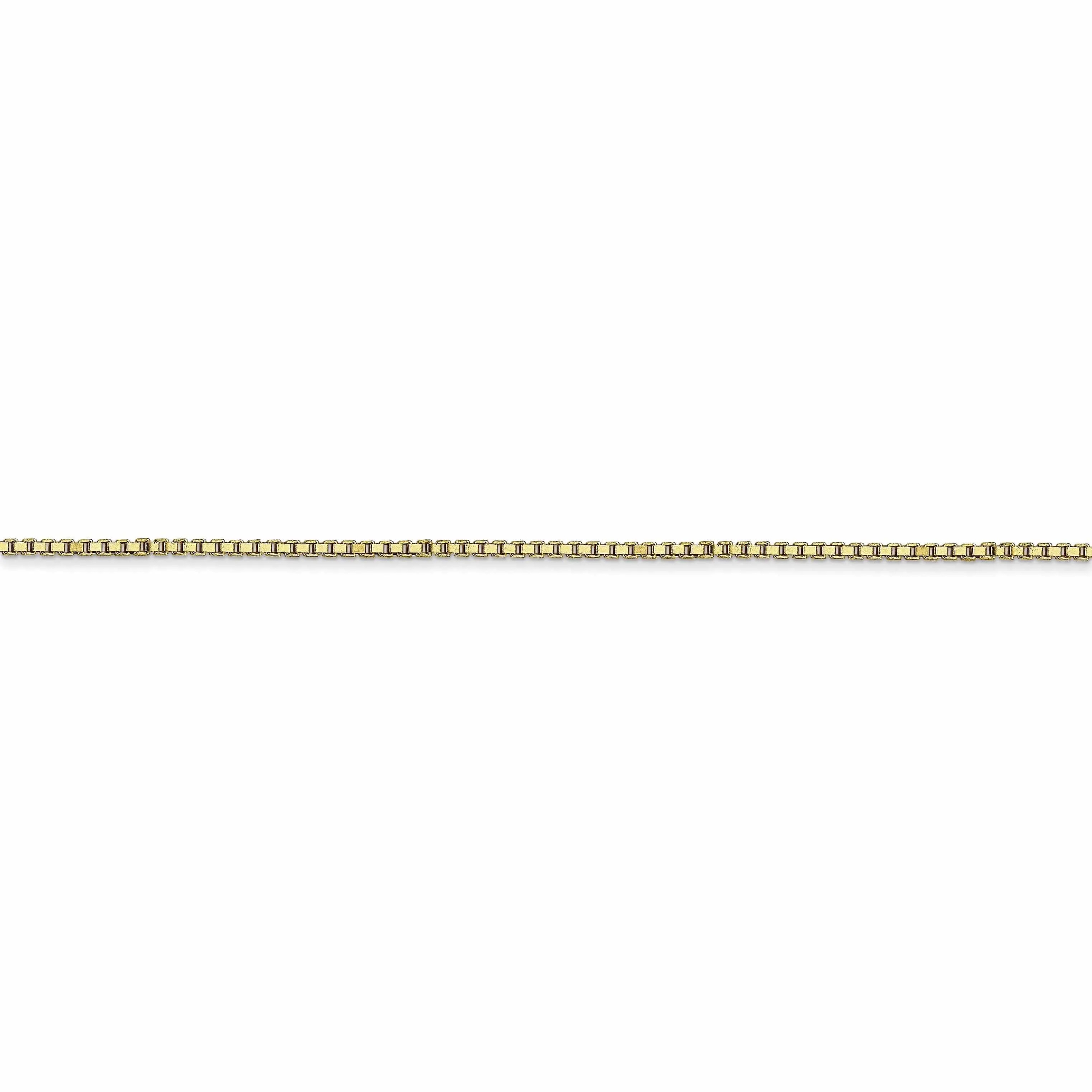 10k Yellow Gold Box Chain 1MM