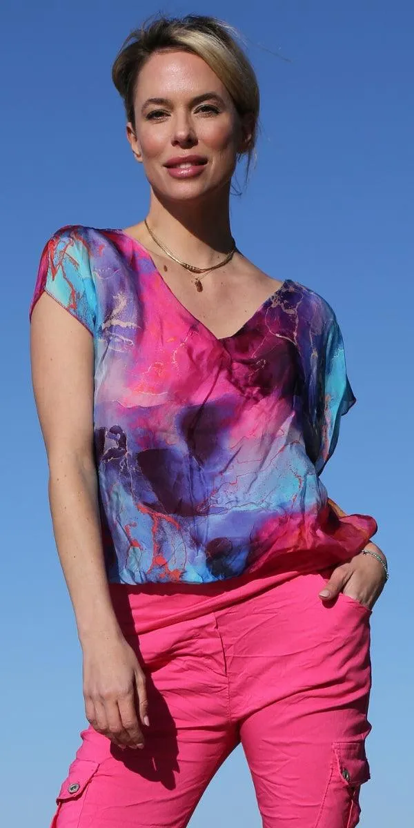 Amante Tempesta Silk Top