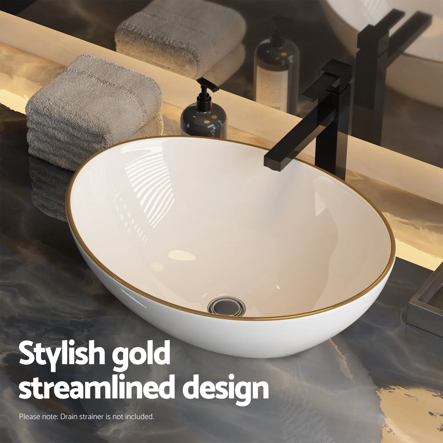 Anti-Bacterial Heat-Resistant Vanity Sink | Cefito