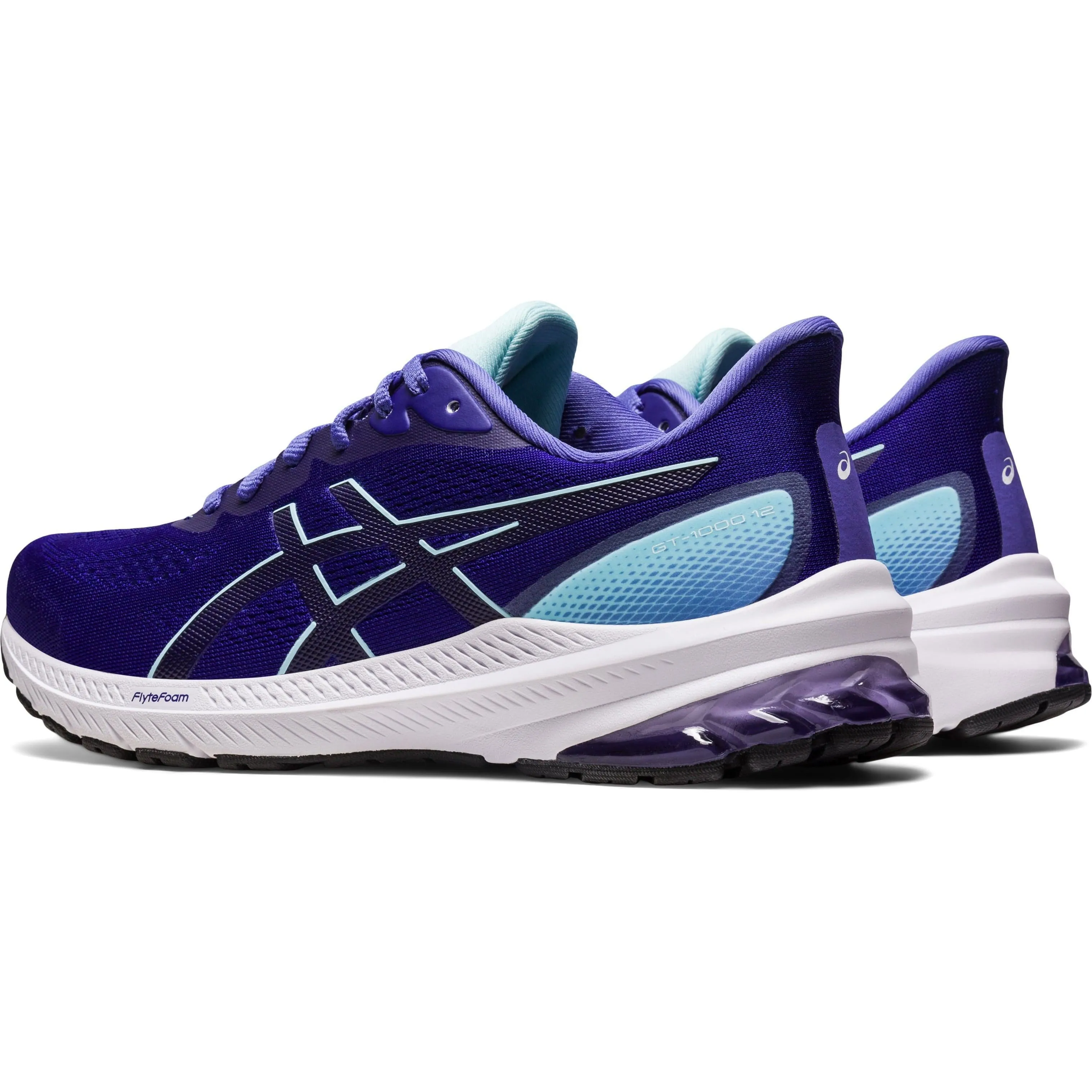 Asics GT 1000 12 Womens Running Shoes - Blue