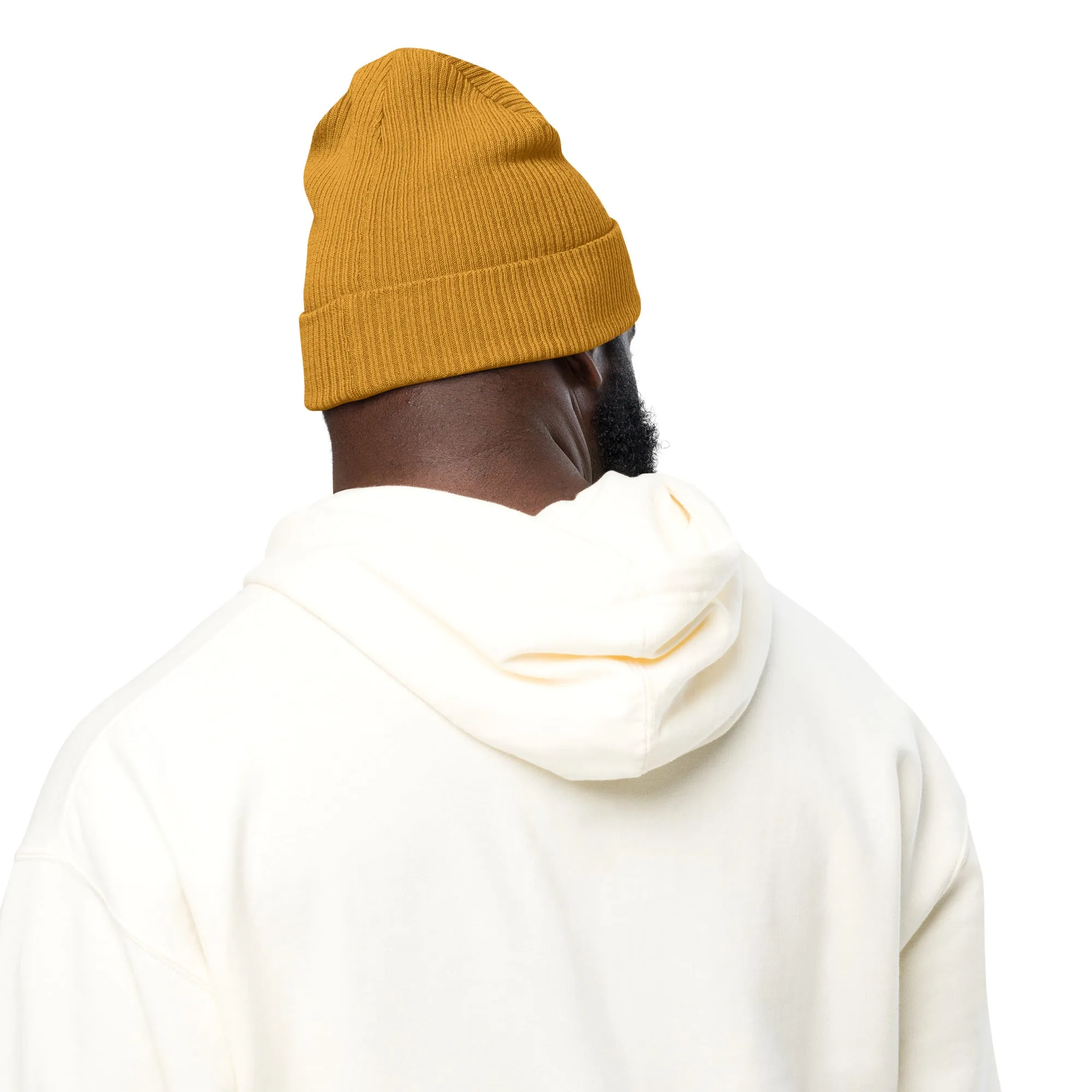 AstroWorld Telescopes Organic ribbed beanie