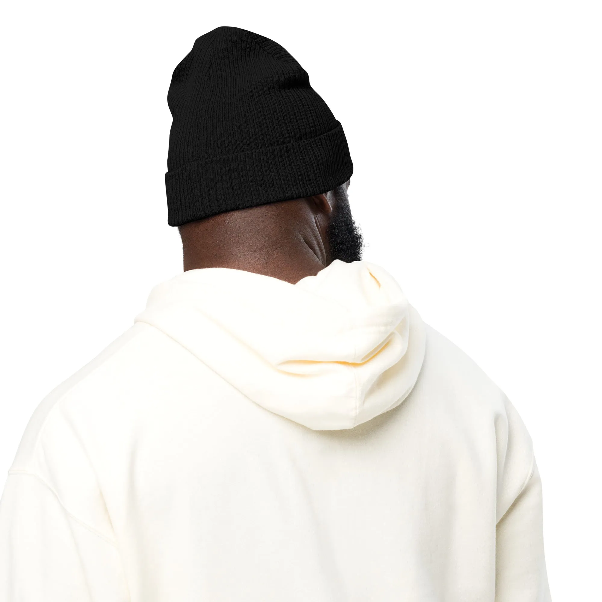 AstroWorld Telescopes Organic ribbed beanie