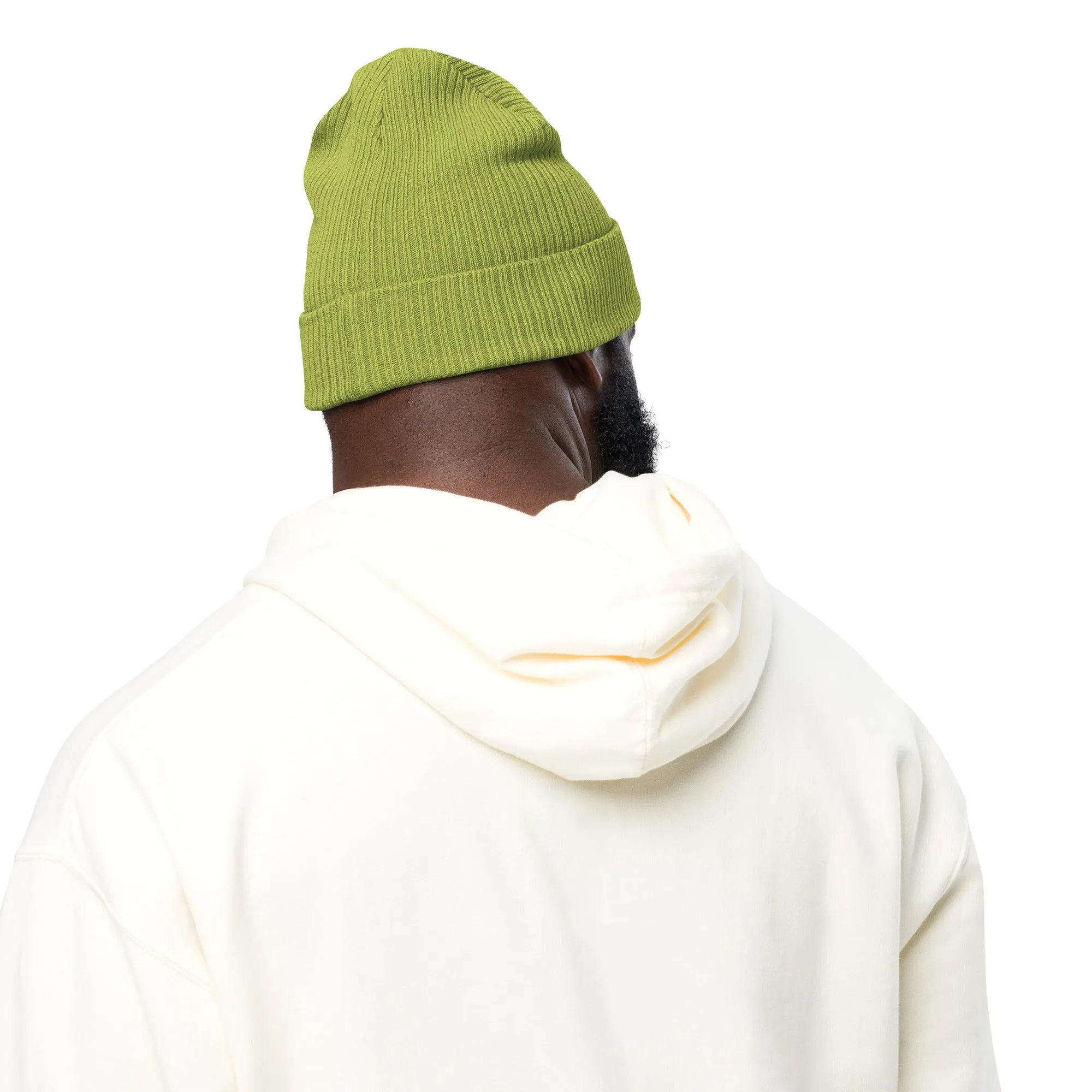 AstroWorld Telescopes Organic ribbed beanie