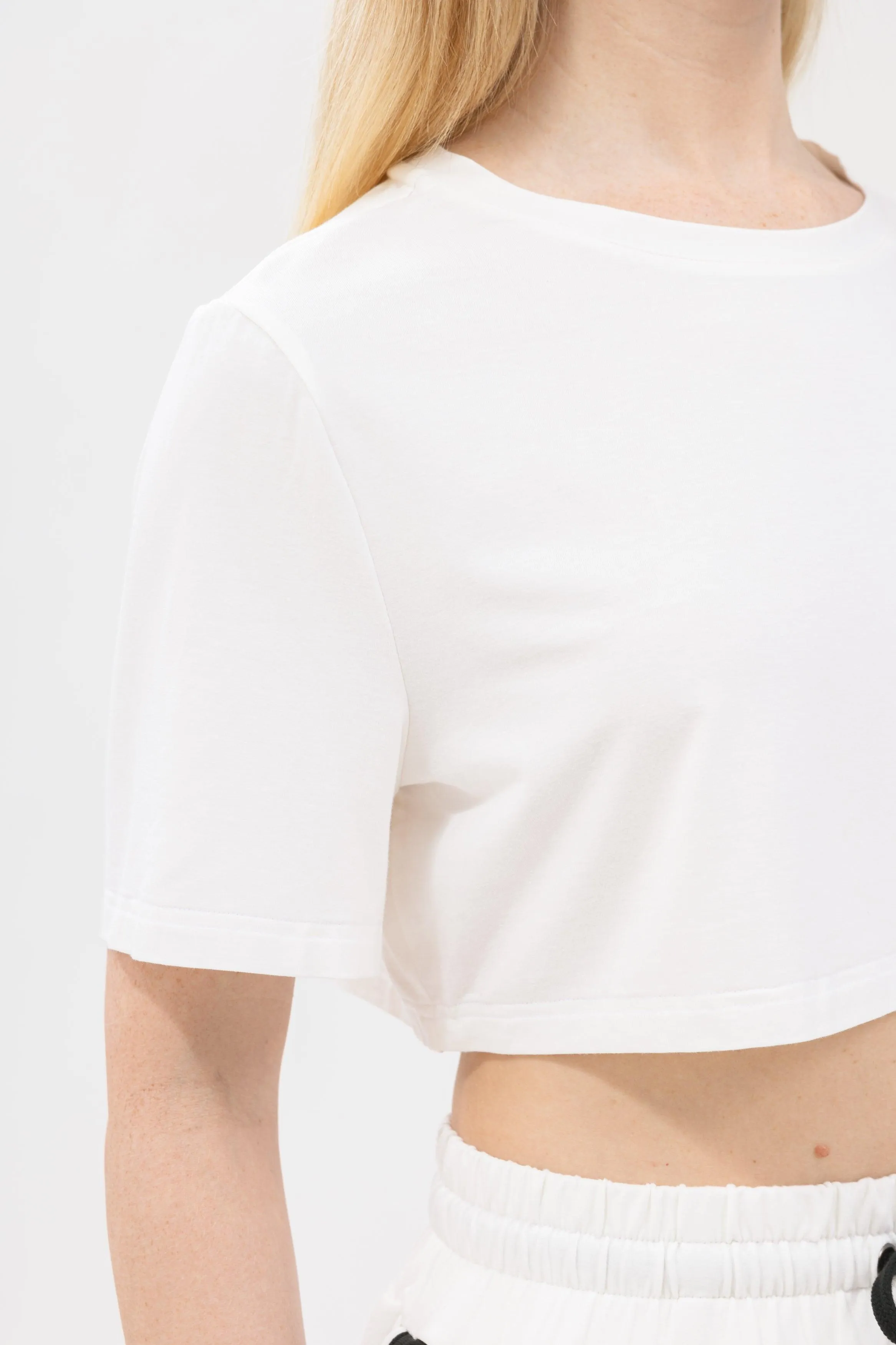 Bamboo Cropped Belly Tee