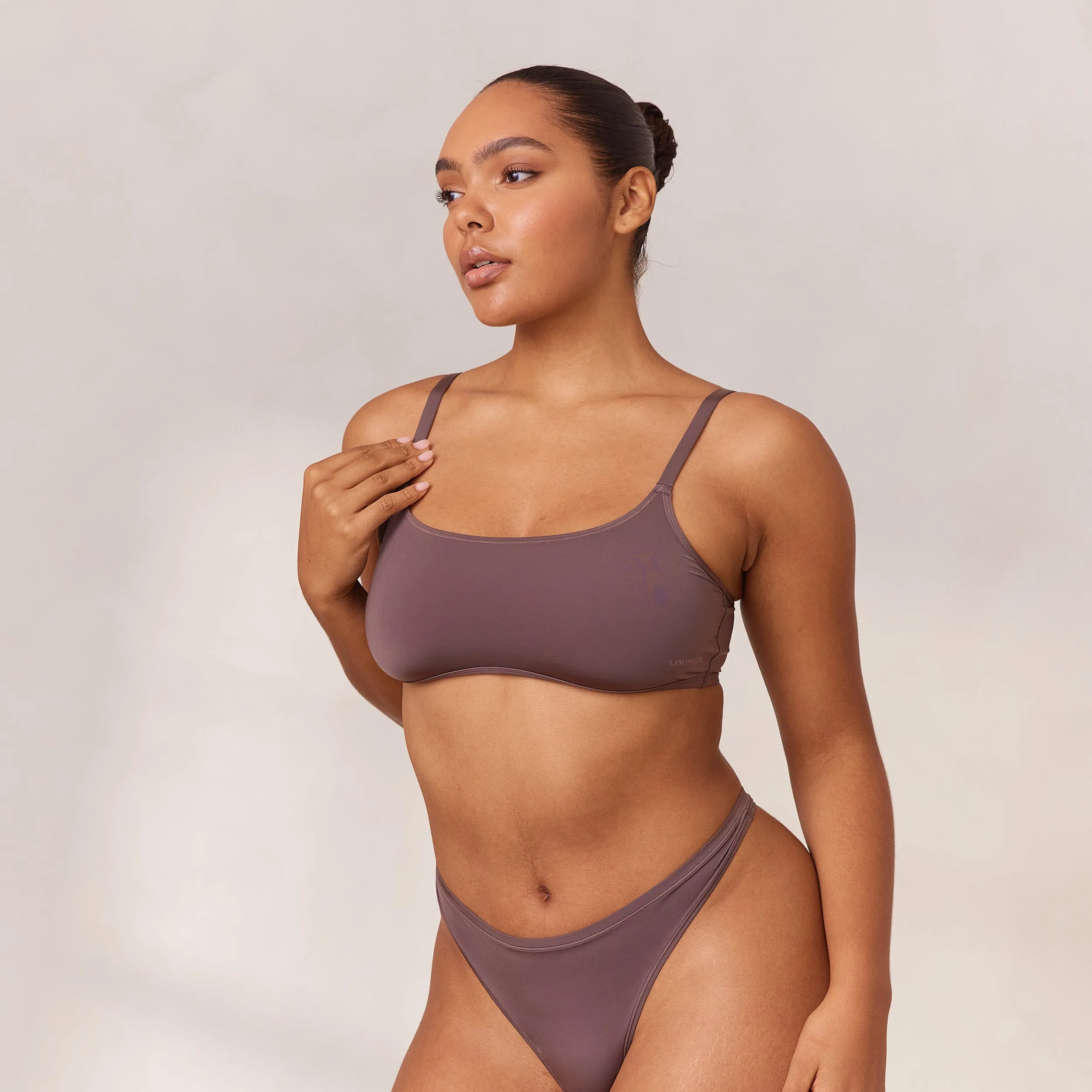 Barely There Bralette - Damson