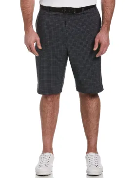 Big & Tall 4-Way Stretch Plaid Short