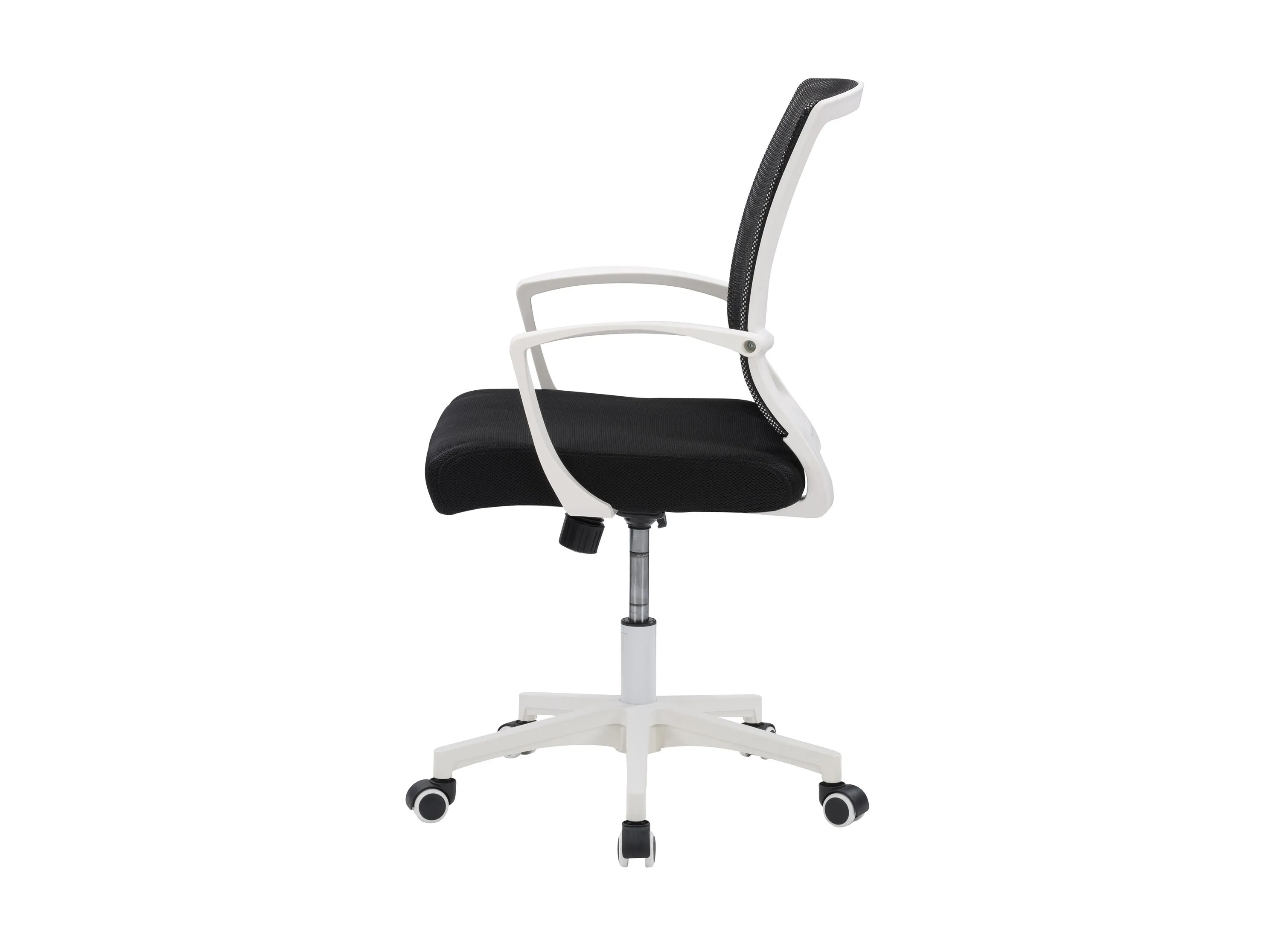 Black On White Mesh Office Chair