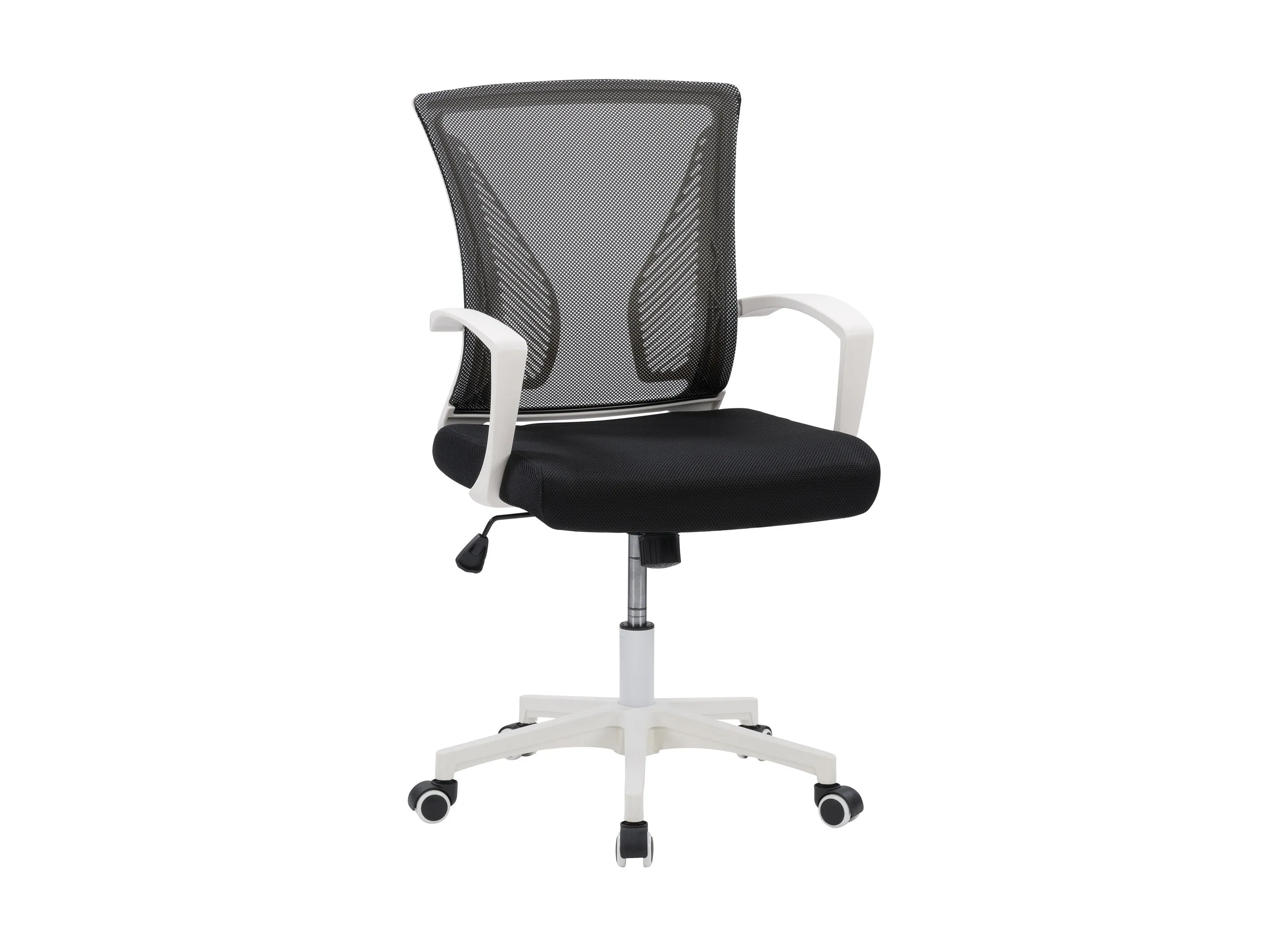 Black On White Mesh Office Chair