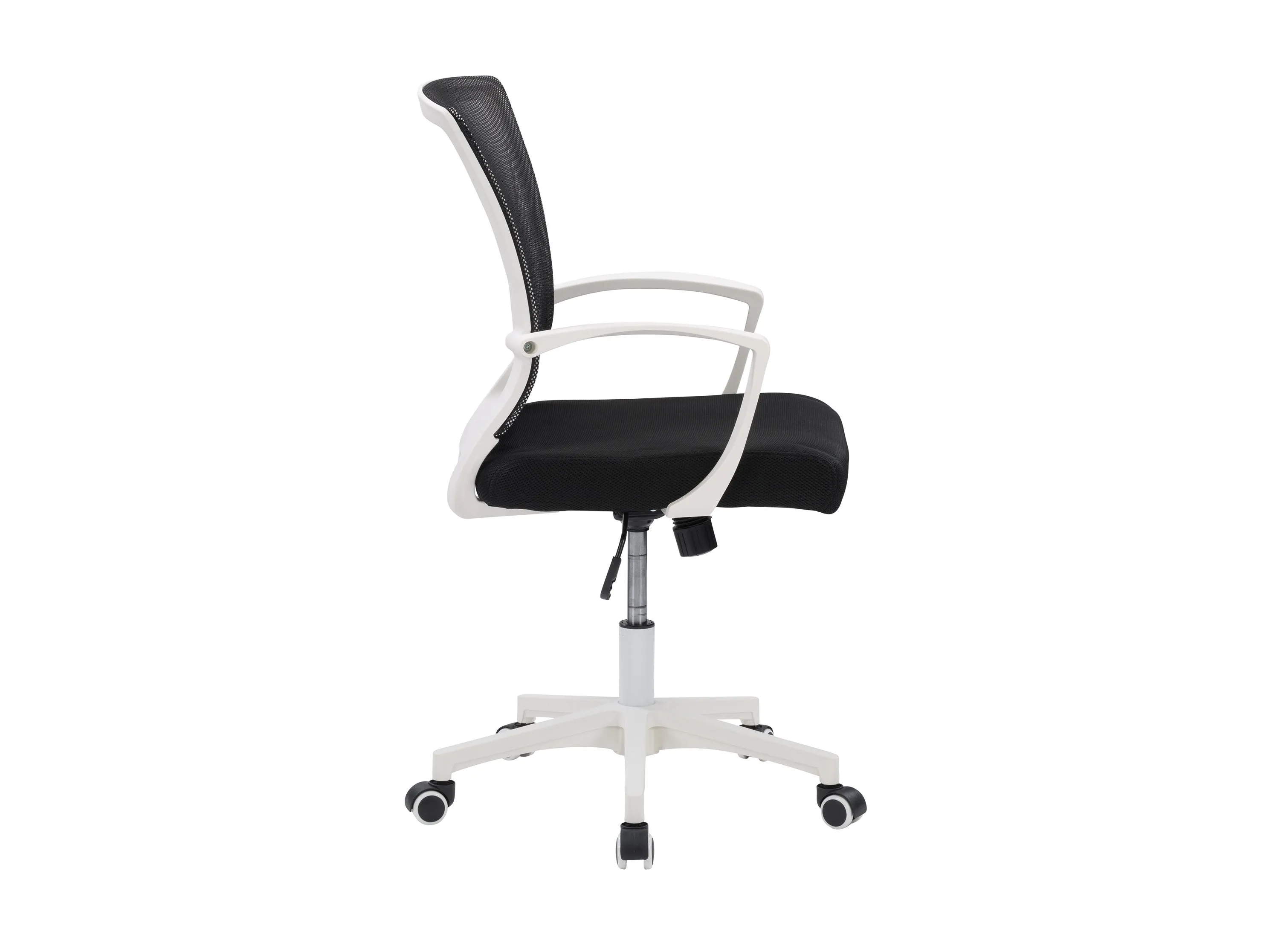 Black On White Mesh Office Chair