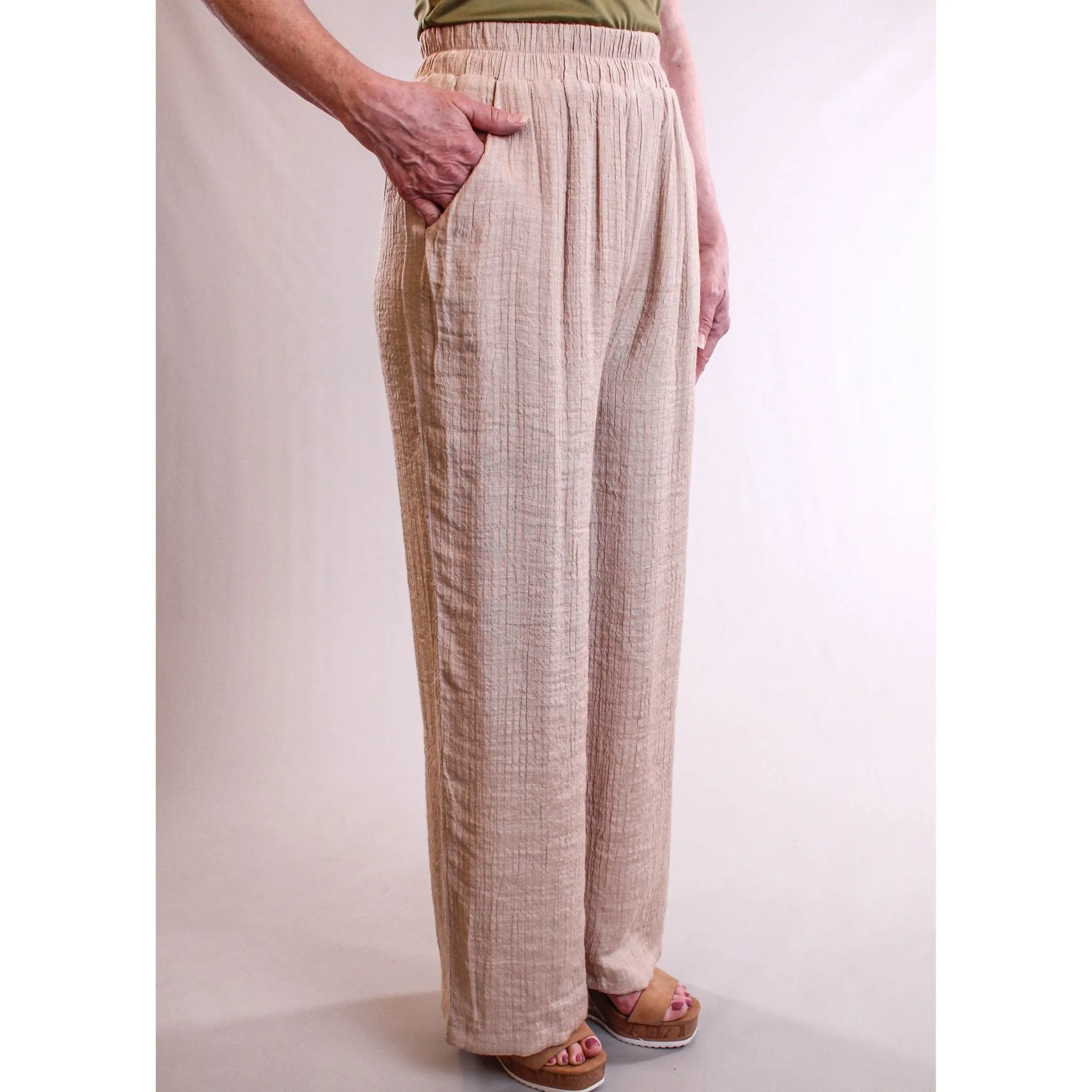 Blu Pepper High Rise Wide Leg Pants