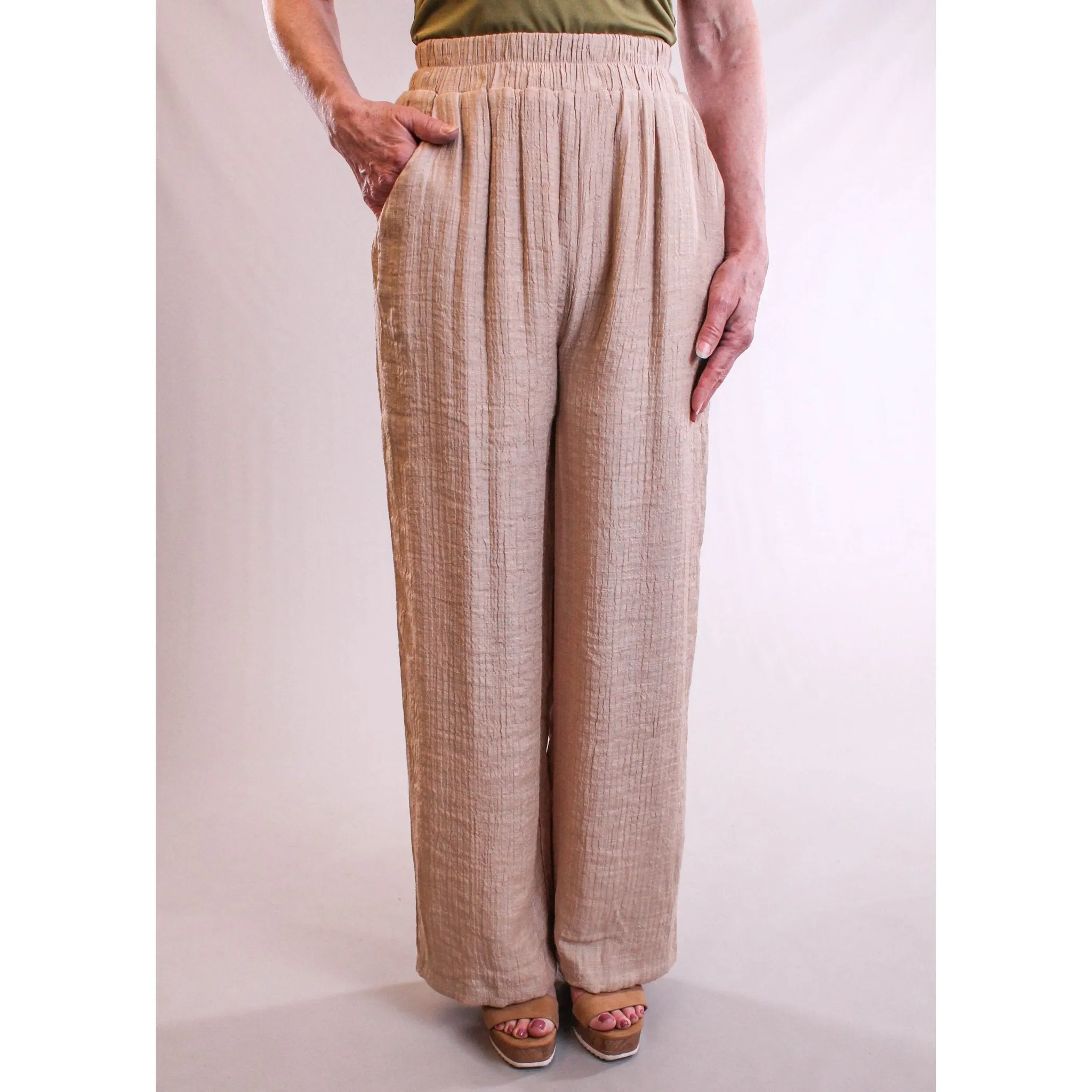 Blu Pepper High Rise Wide Leg Pants