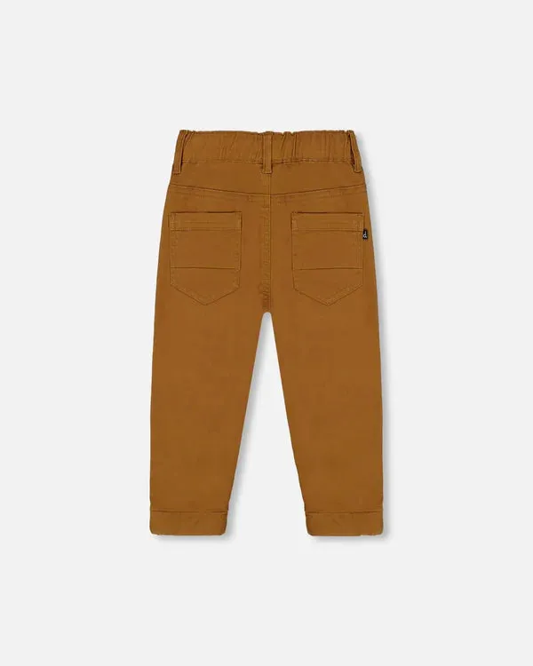 Camel Twill Joggers