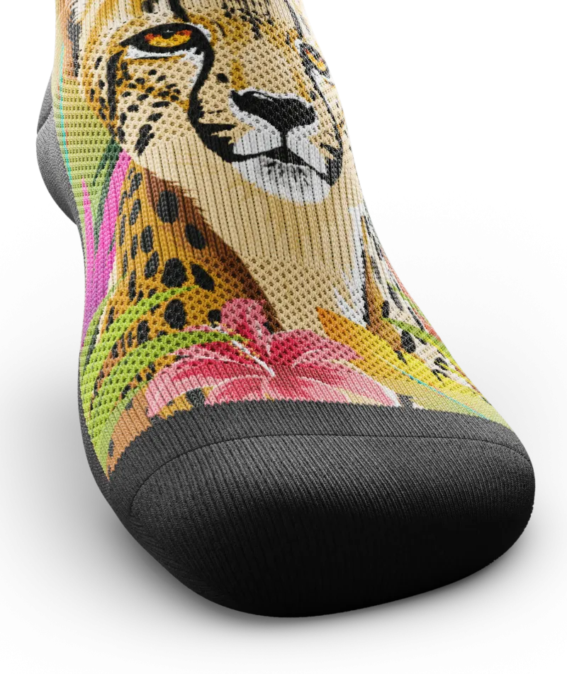 Cheetah Knee High Compression Socks