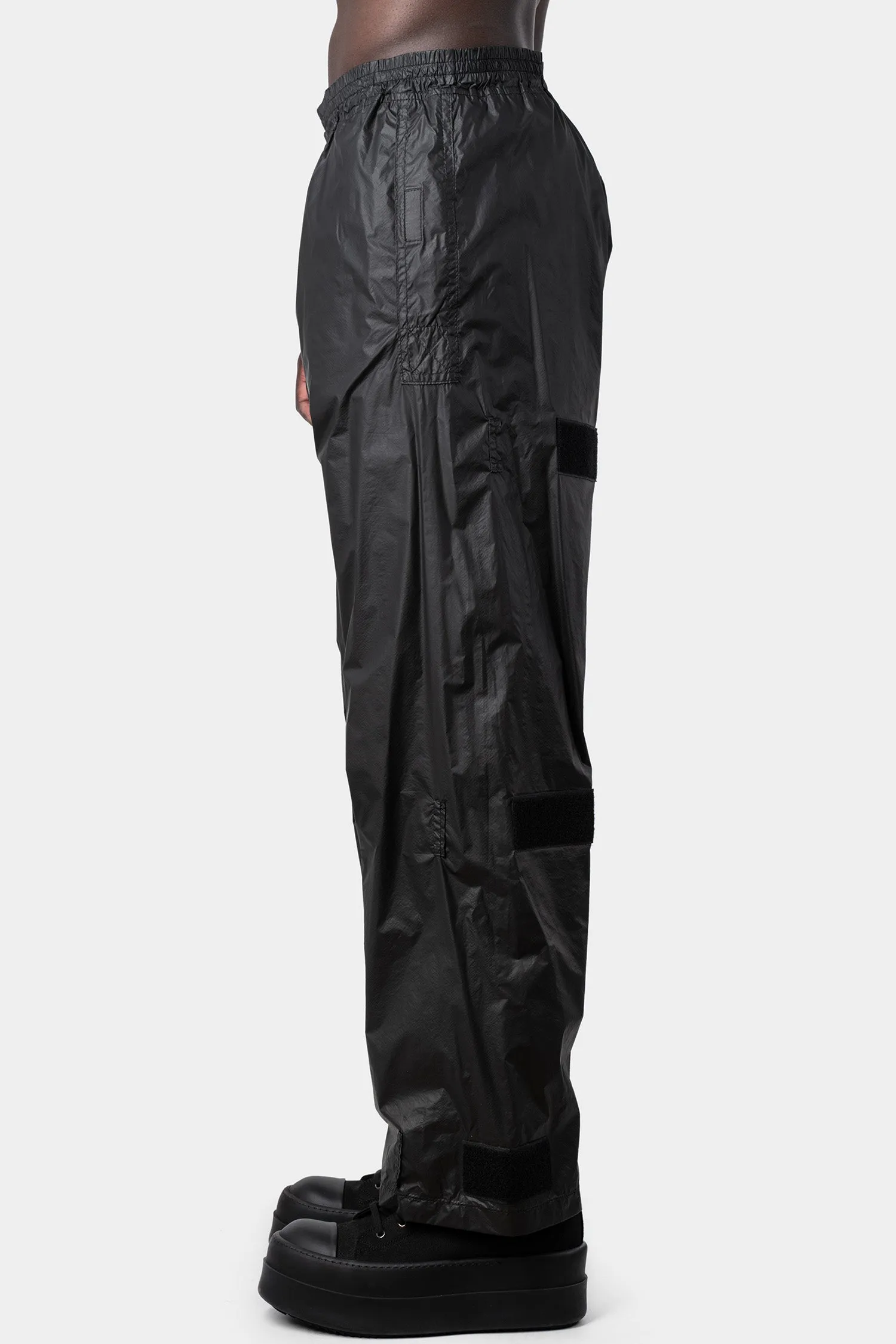 Coated lightweight track pants