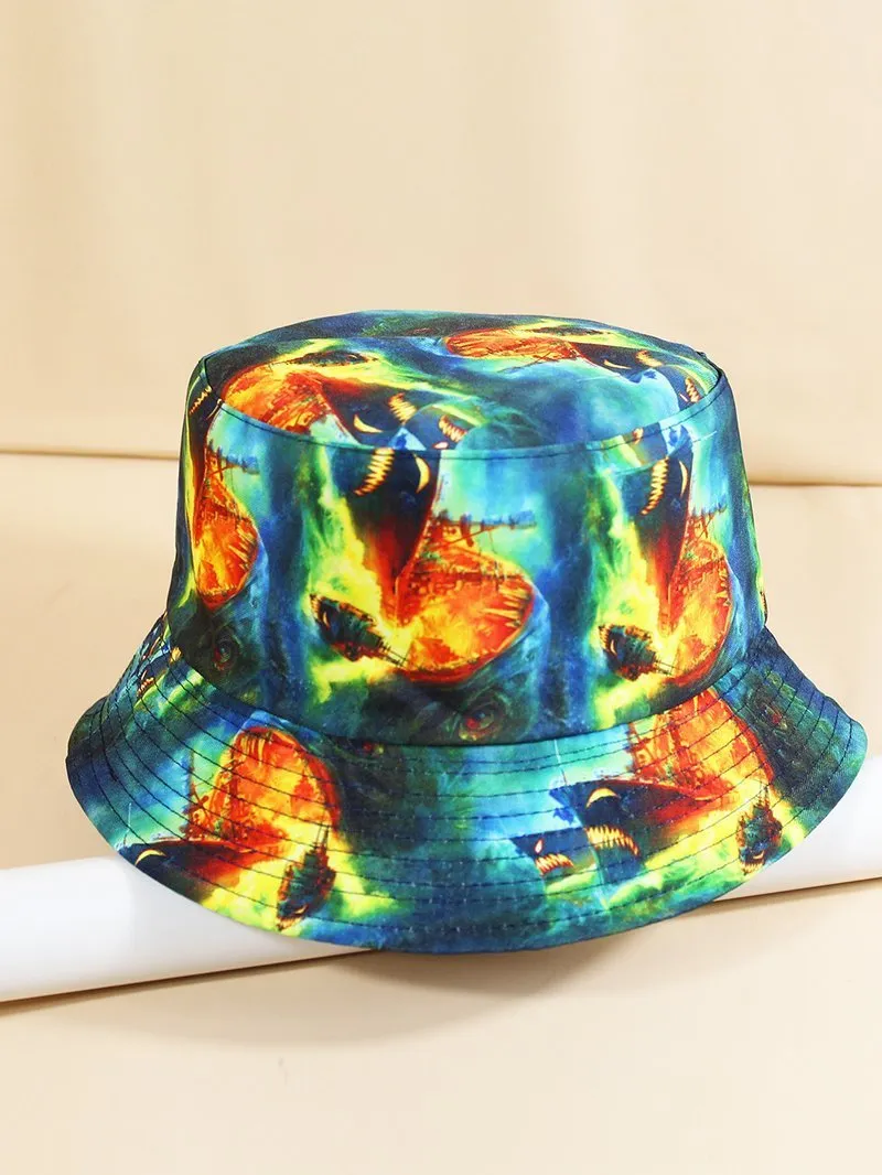 Creative Bucket Hat Fisherman Hat Fun Hat Print