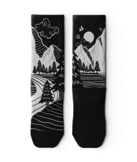 Dark 'N Light Crew Socks