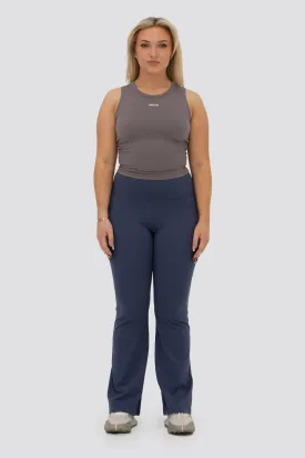 Daze Flare Pocket Leggings - Slate