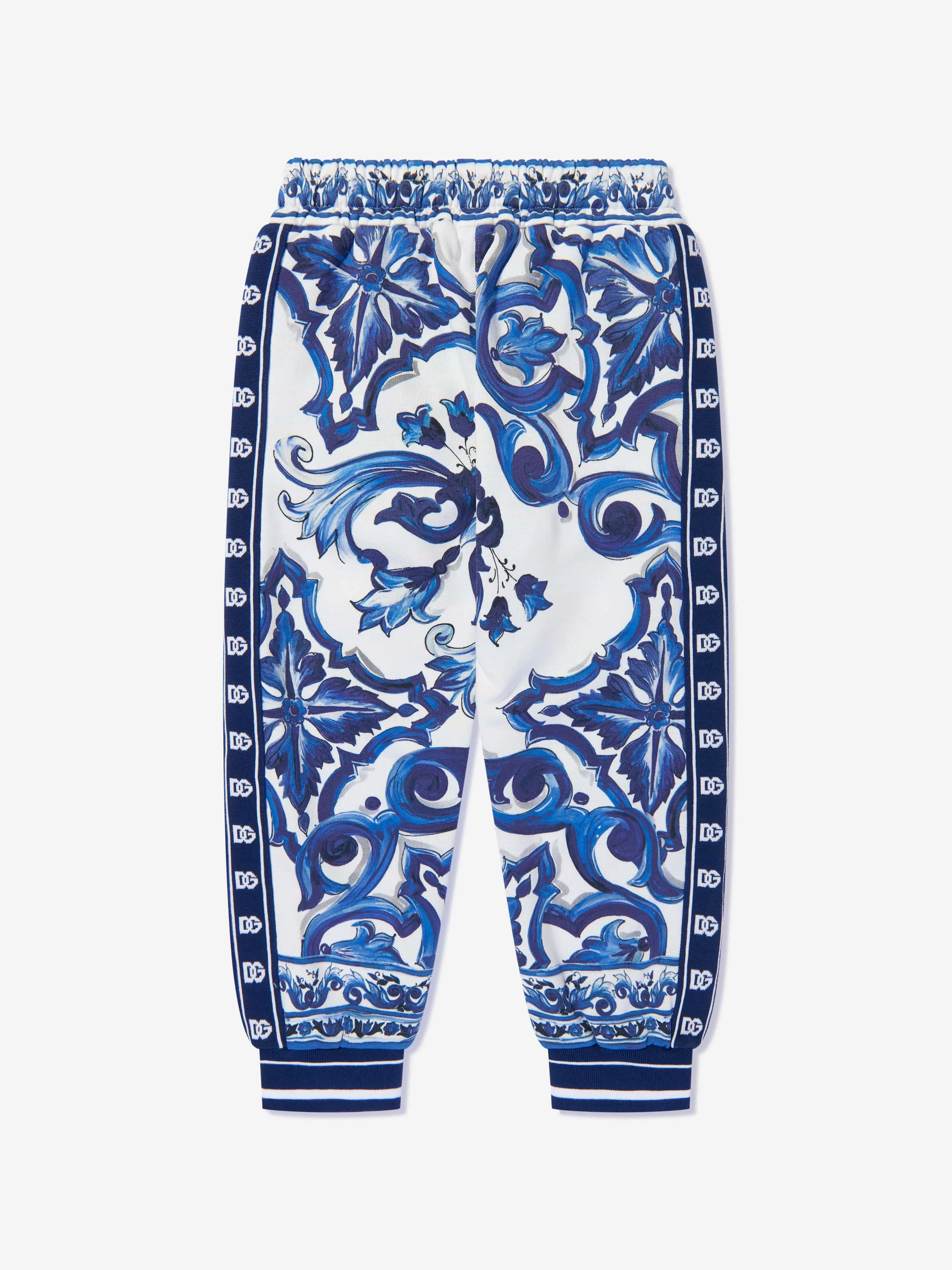 Dolce & Gabbana Girls Majolica Print Joggers