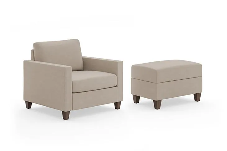 Dylan Armchair and Ottoman by homestyles