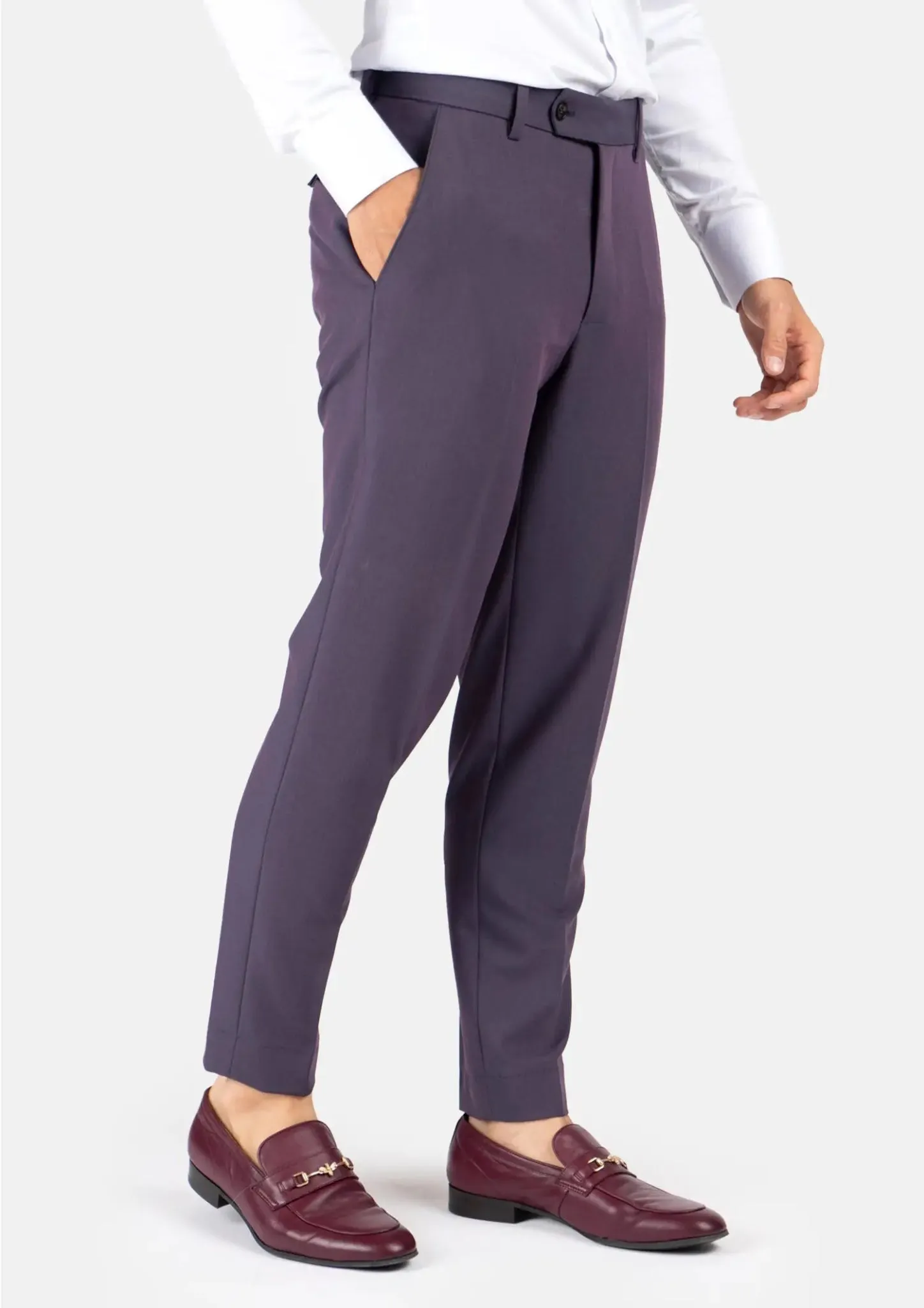 Eminence Purple Stretch Pants