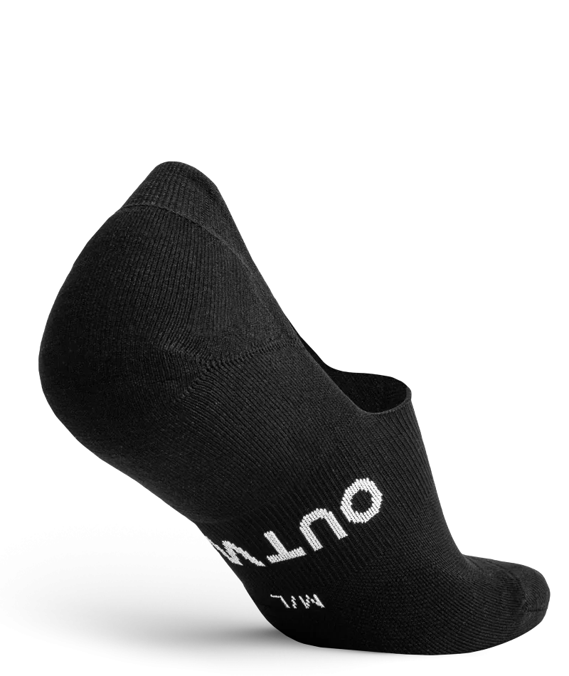 Flagship No Show Socks Black