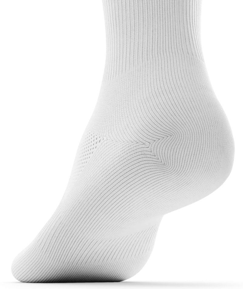 Flagship Quarter Socks White