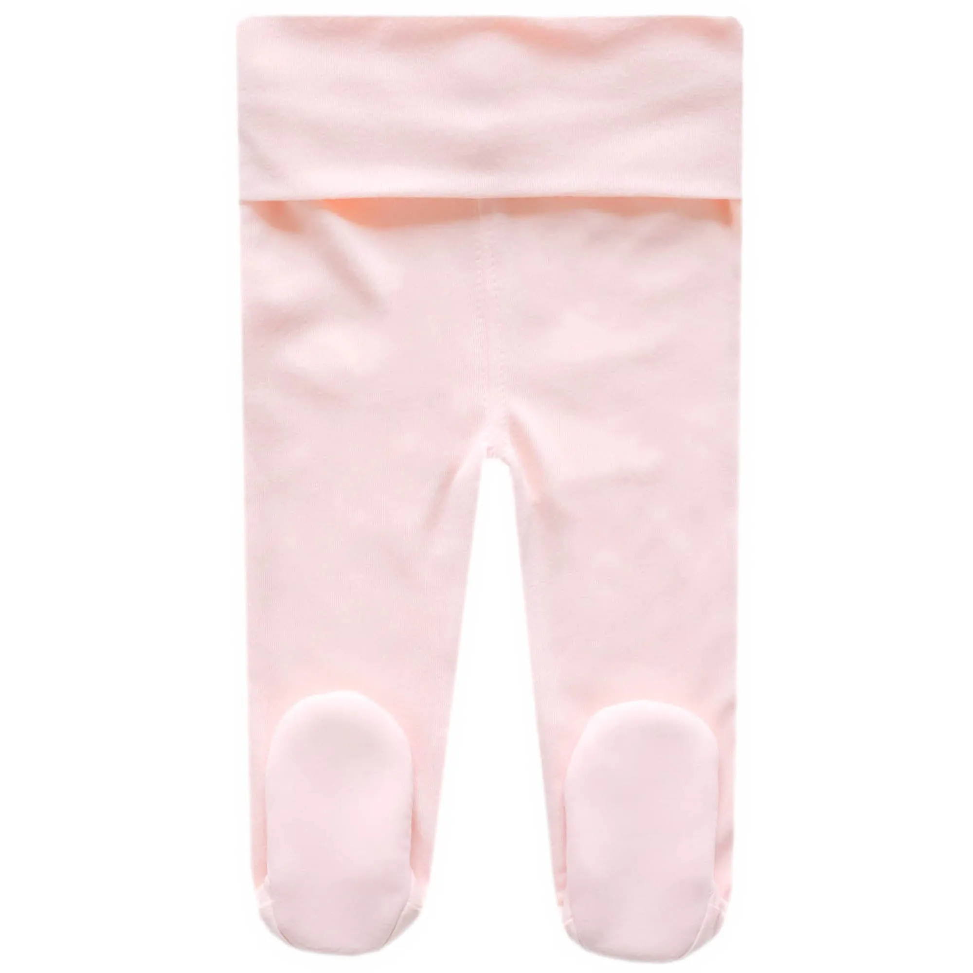 Footed Baby Pants - Blush