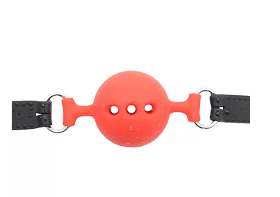 Gag - Breathable Silicone Small Ball (Red)