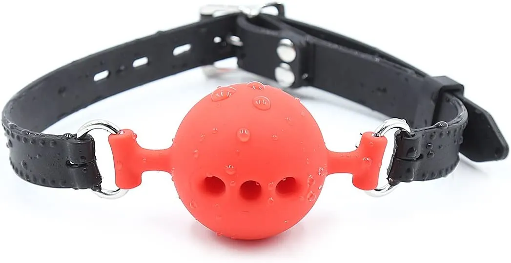 Gag - Breathable Silicone Small Ball (Red)