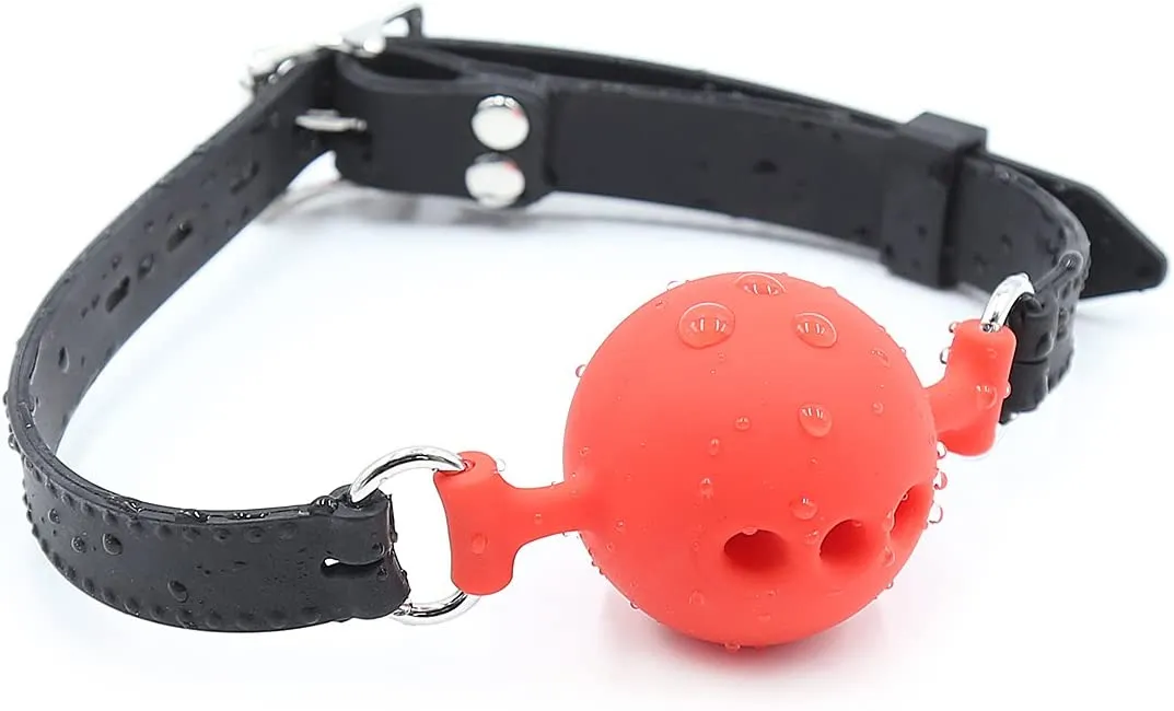 Gag - Breathable Silicone Small Ball (Red)