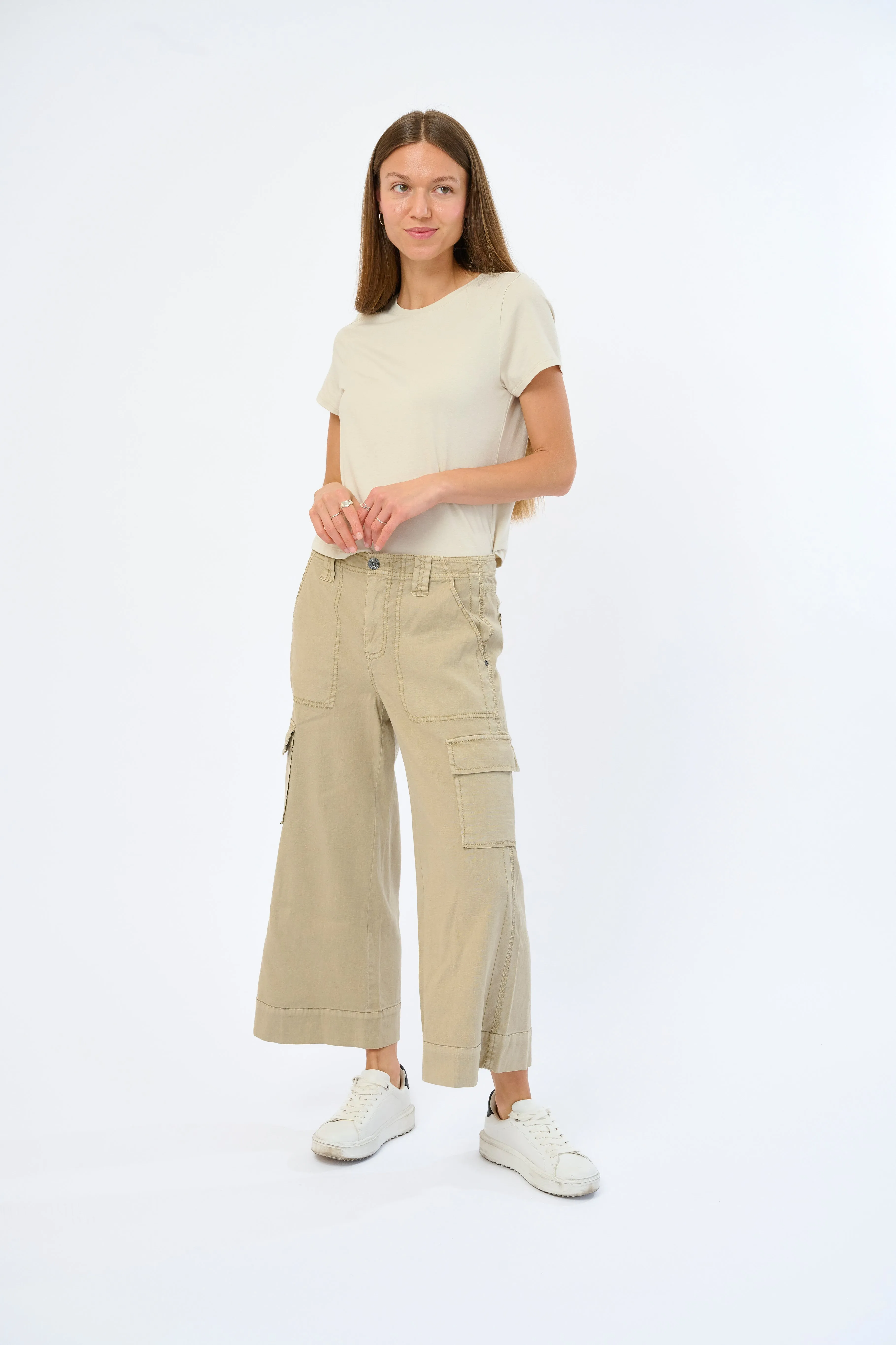 Galla Stretch Linen Pant