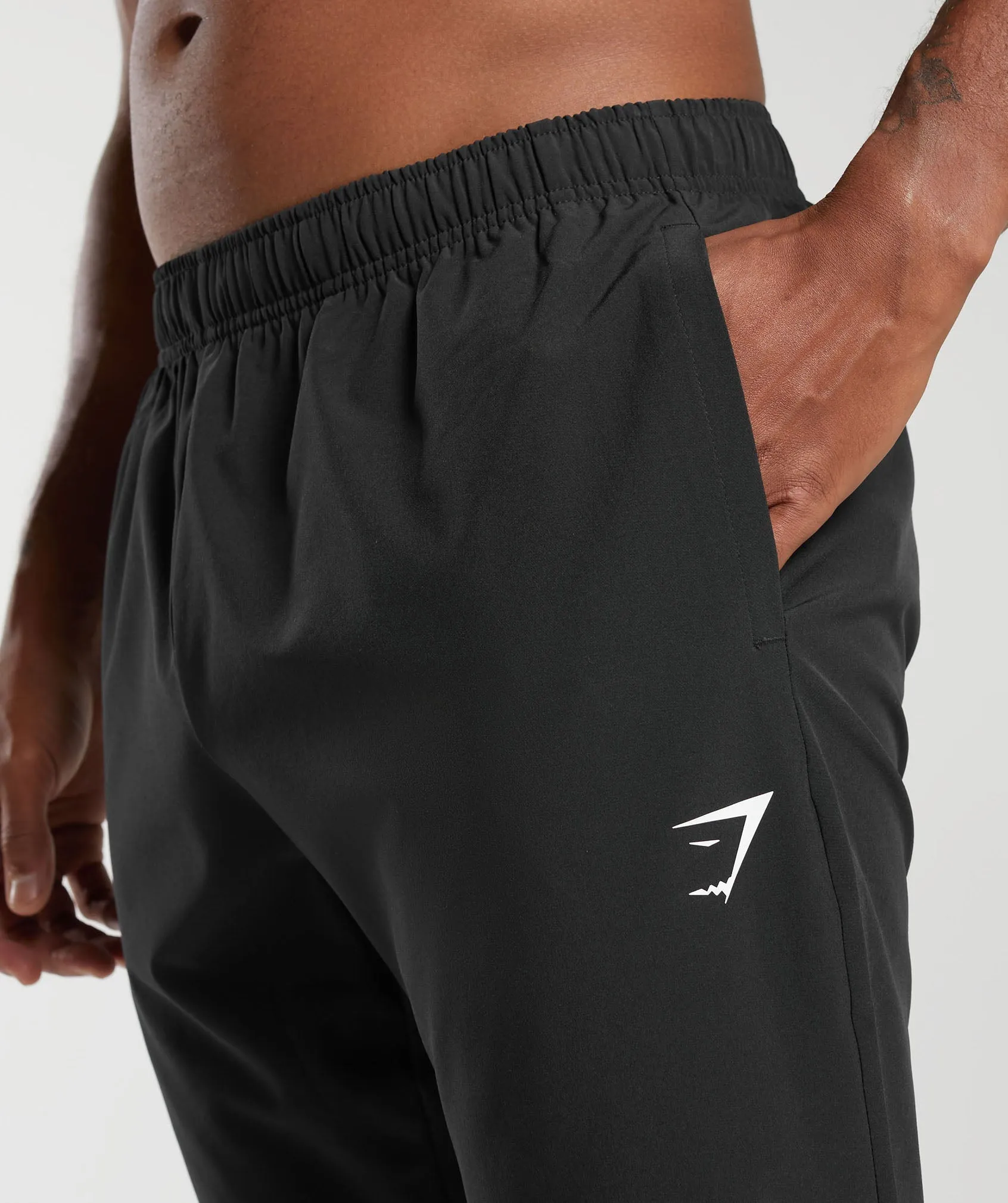 Gymshark Arrival Woven Joggers - Black