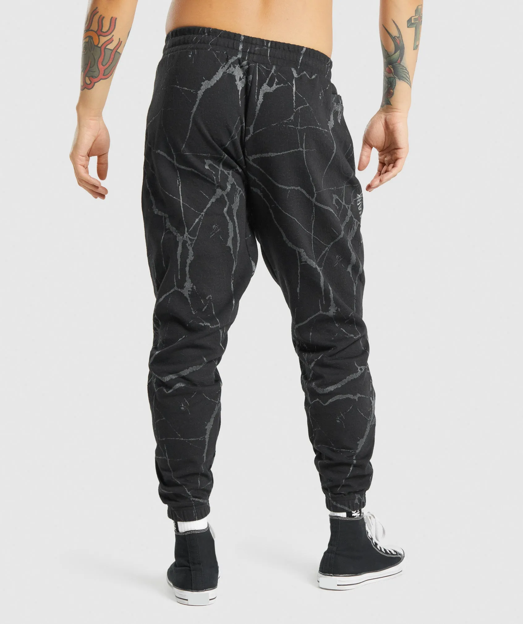 Gymshark Power Joggers - Black Print