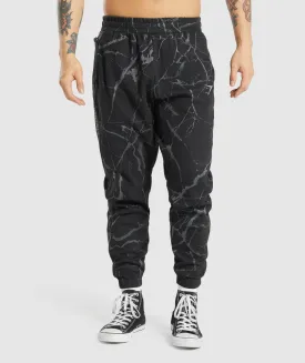 Gymshark Power Joggers - Black Print