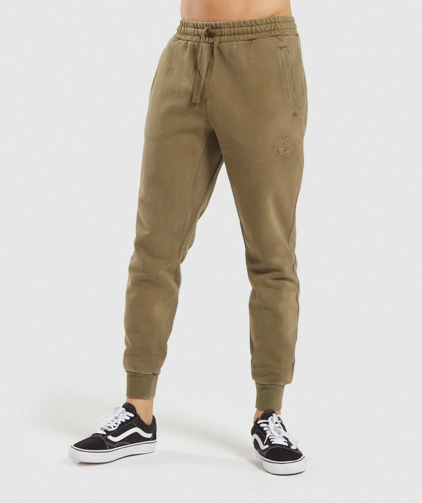 Gymshark Premium Legacy Joggers - Khaki