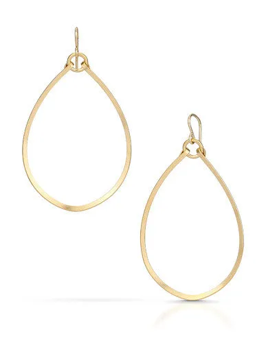 Hammered Hoop Earrings