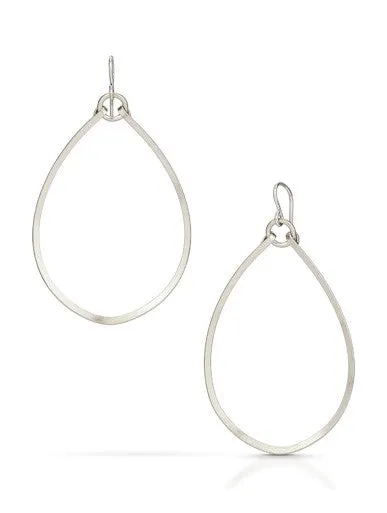 Hammered Hoop Earrings