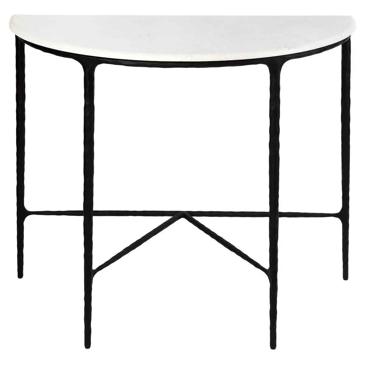 Heston Demilune Table - Black