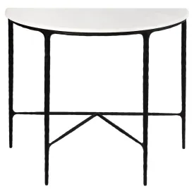 Heston Demilune Table - Black