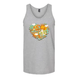 Hippy Heart Unisex Tank Top