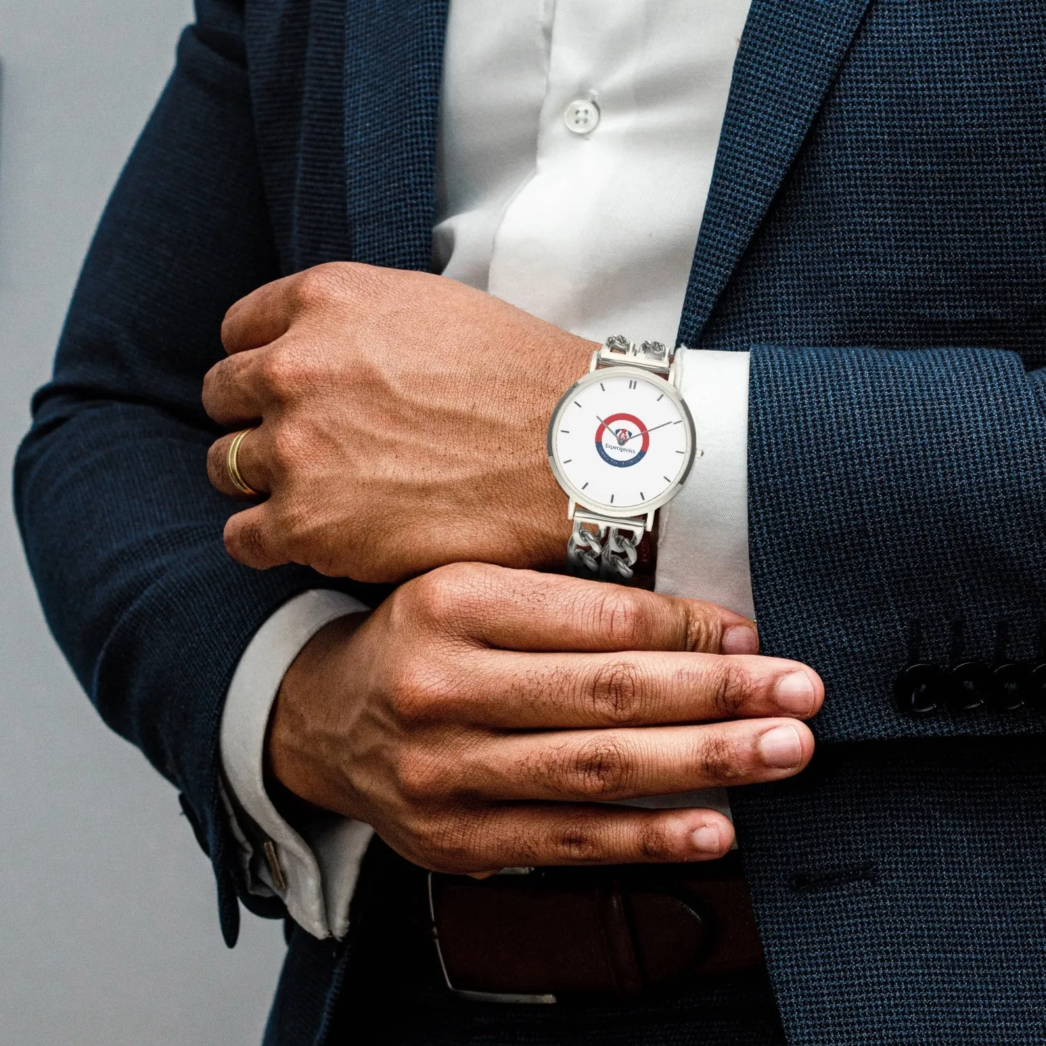 Hollow Out Strap Quartz Watch - With Indicators