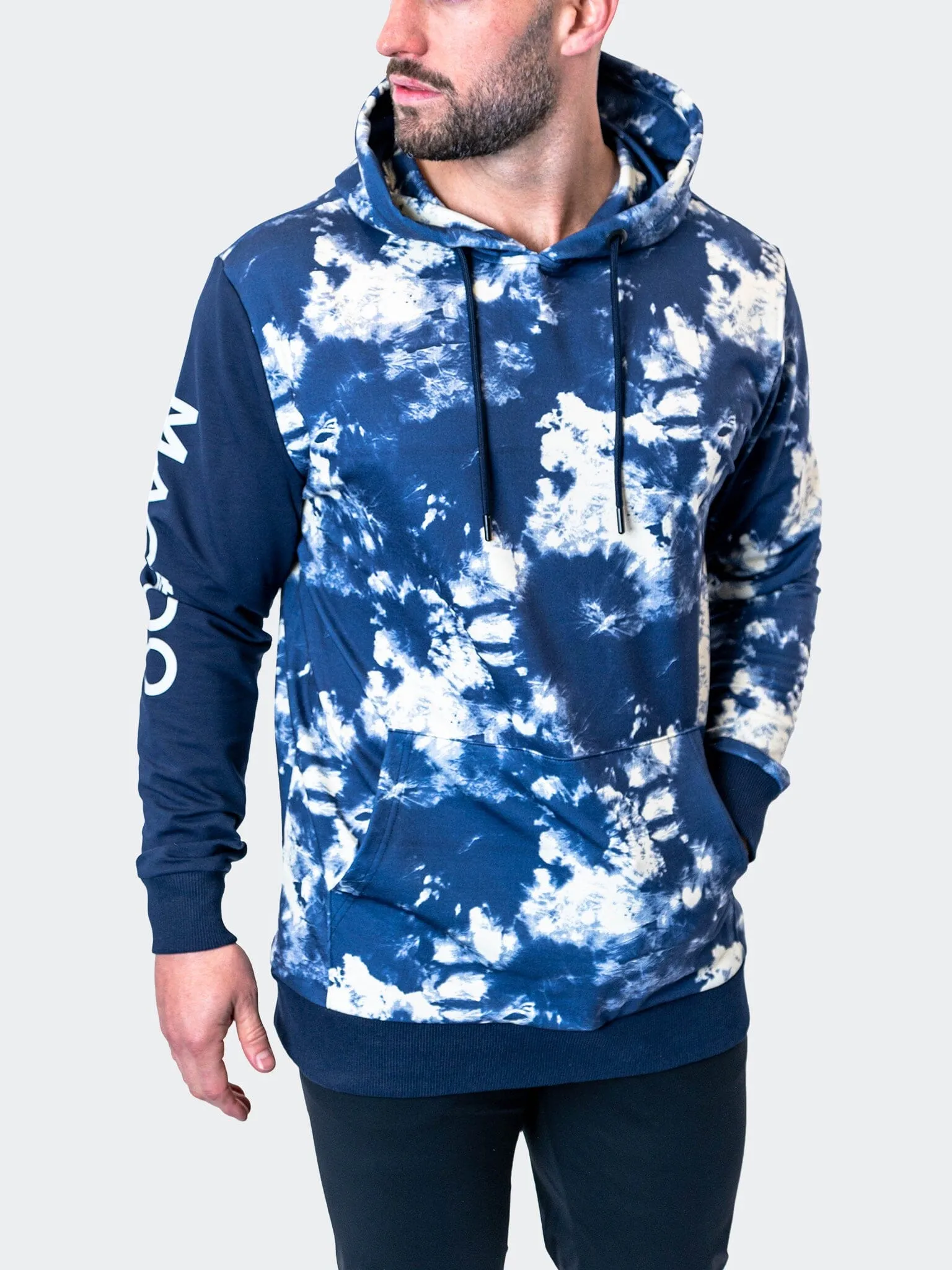 Hoodie DyePanel Blue