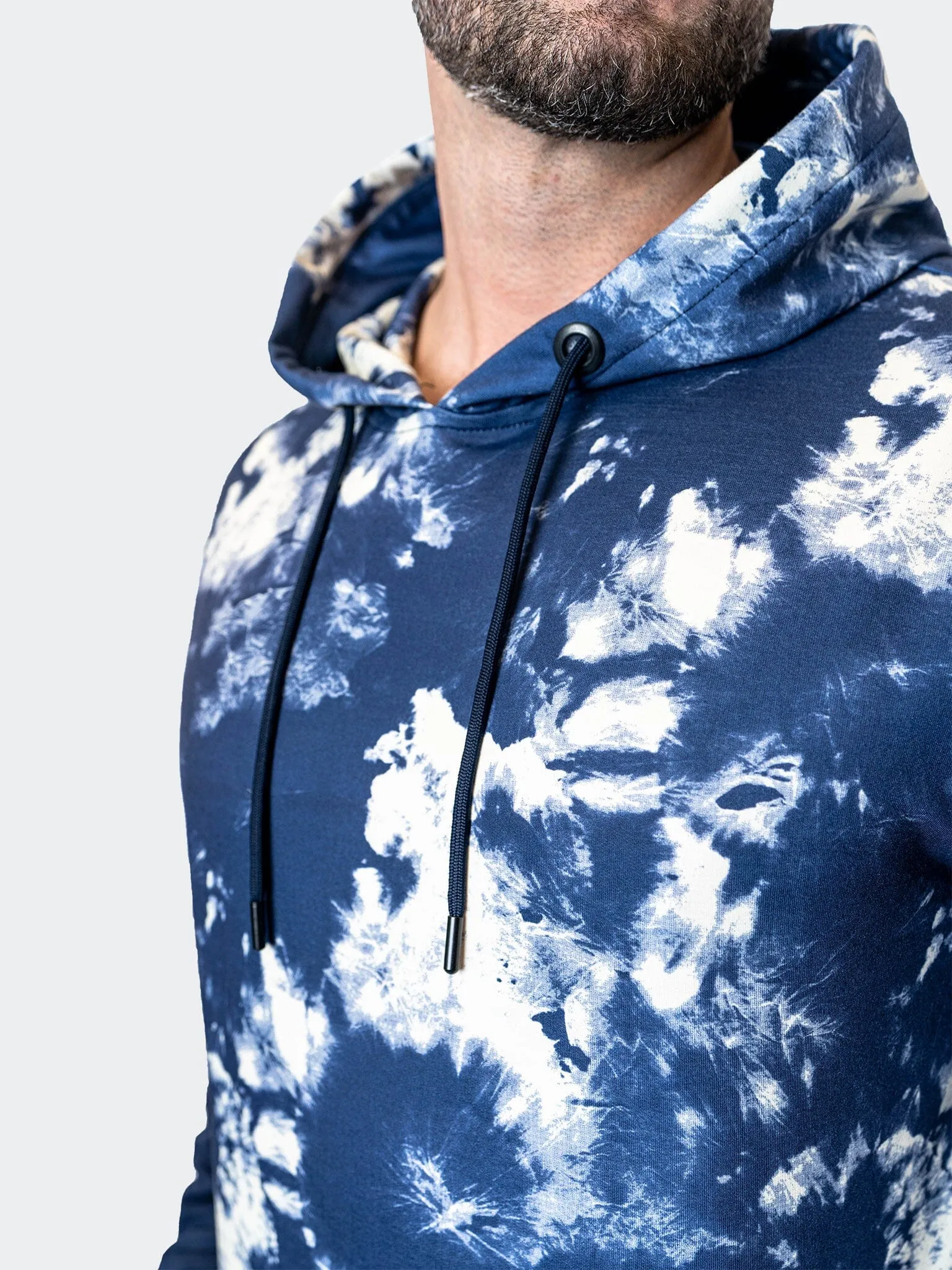 Hoodie DyePanel Blue