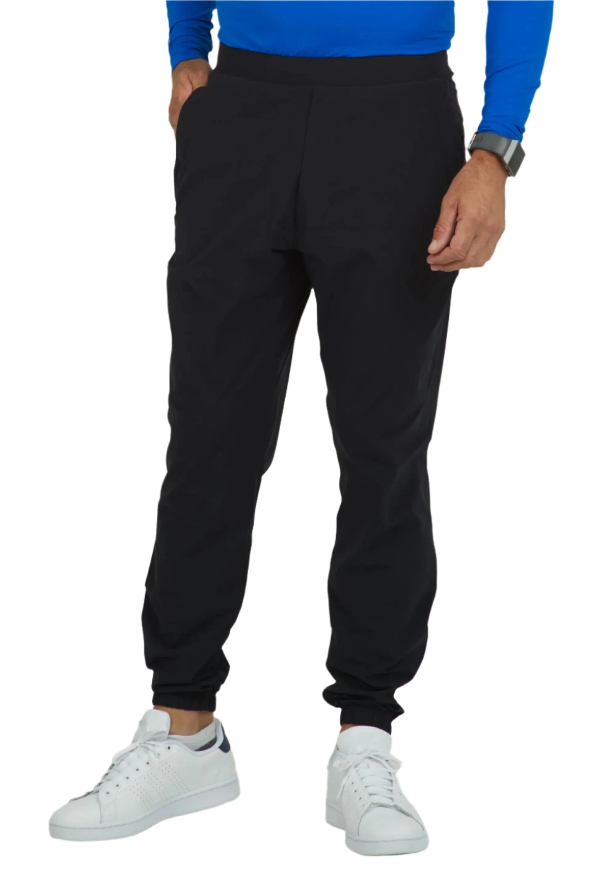 IBKUL Men's Solid Joggers - Black