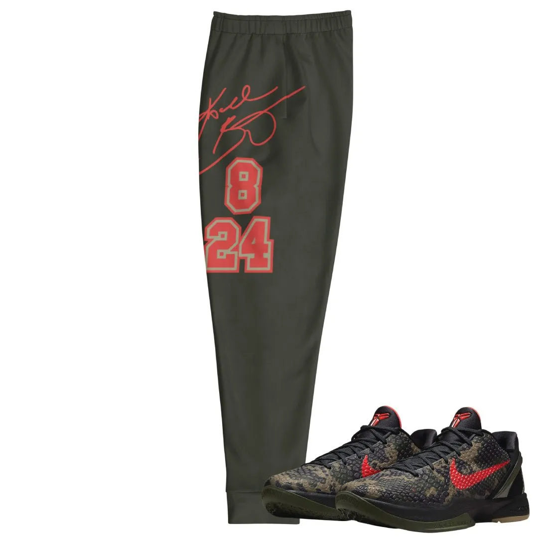 Kobe 6 Italian Camo Logo Joggers