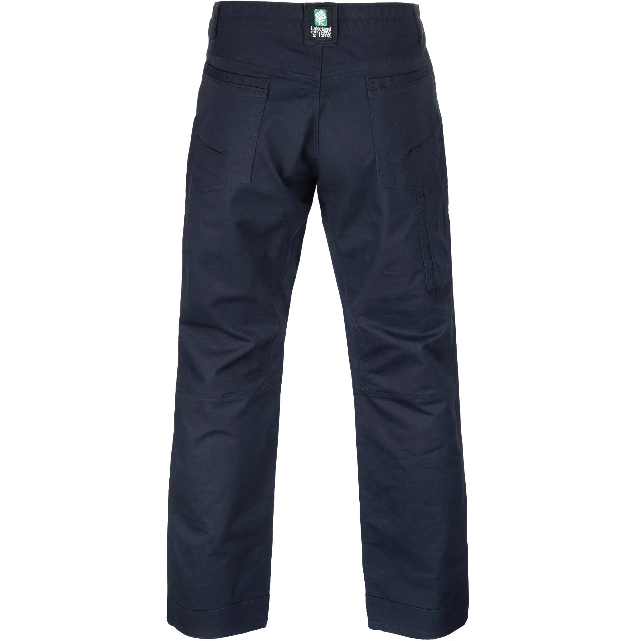 LAKELAND IP95FMV13 FR Pants 9.5 oz Renegade RipFlex, Navy, 1 Each