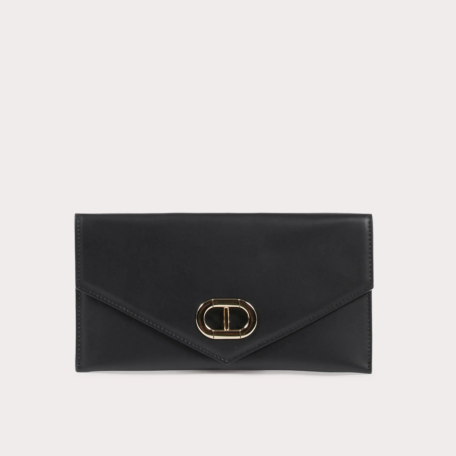 Leather Envelope Clutch