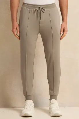 Men Beige Jogger Pants