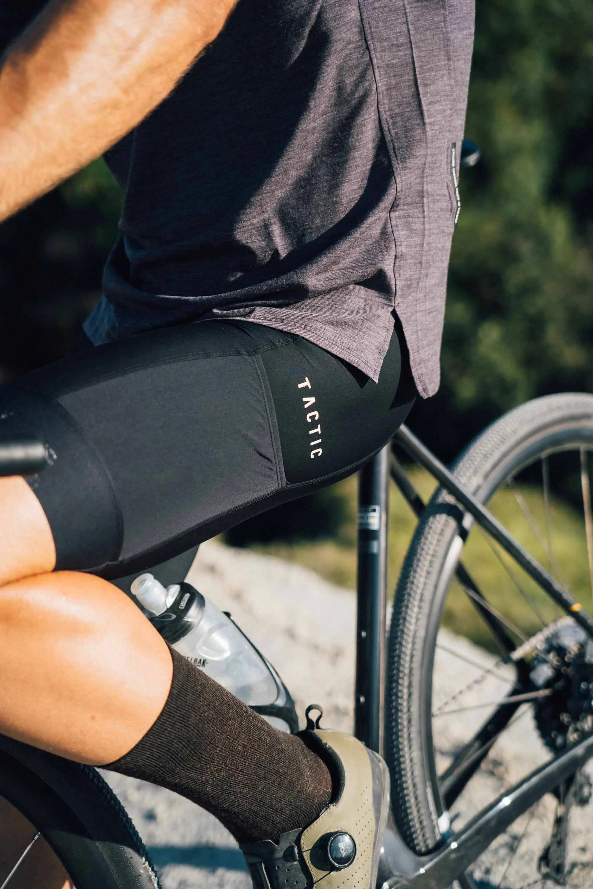 Men's Nomad Bib Shorts Cargo - Black